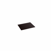 Coffee-braun Lederuntersetzer, robust und abwischbar, 13x10 cm, im 6er-Set.