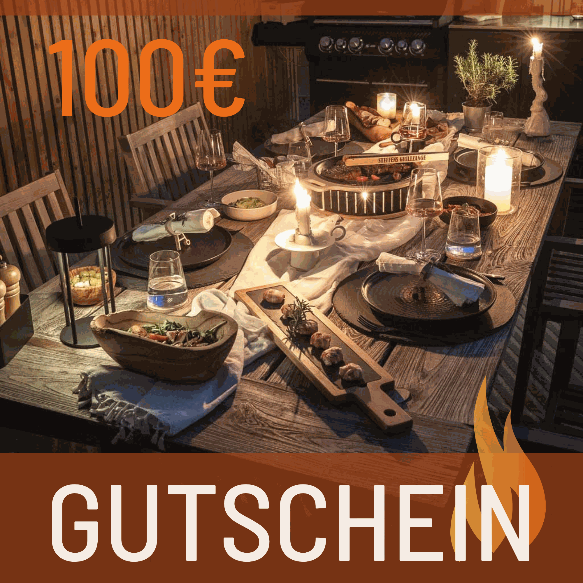 HOTTY Gutschein for spontaneous gifts and grilling delights.