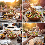 Salatbesteck Olive