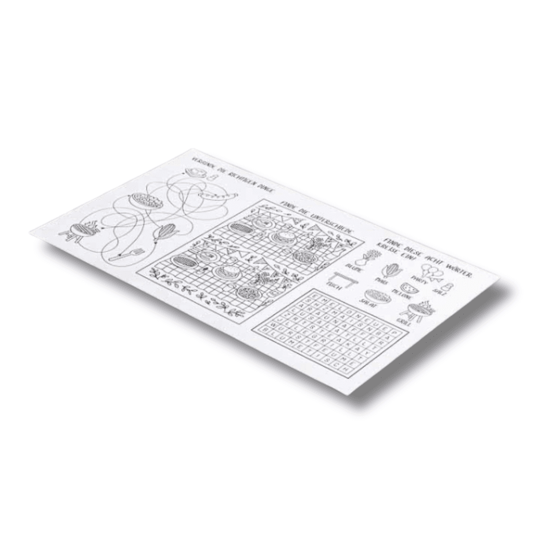 Ausmal - Tischsets - Hotty