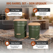 BBQ Barrel Set - Hotty
