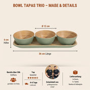 Bowl Tapas Trio - Hotty