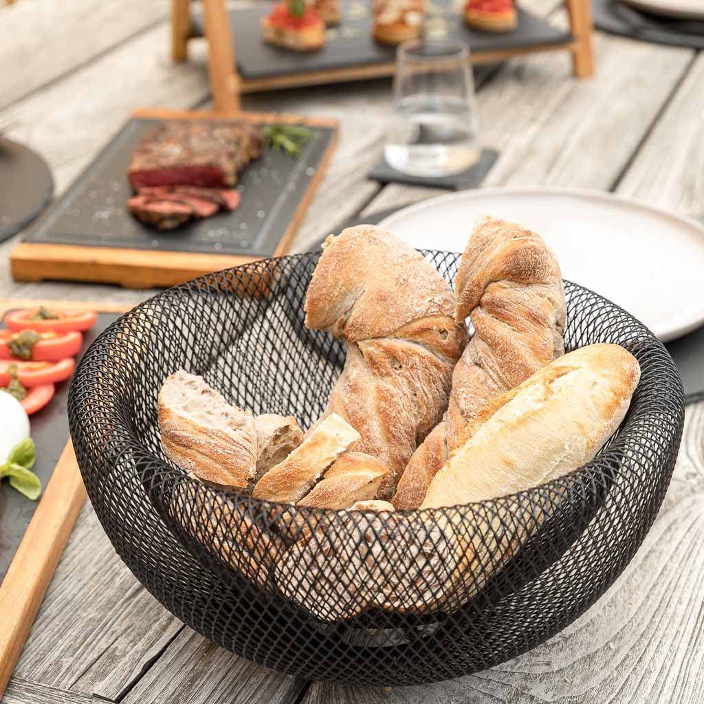 Brotkorb Schwarz für BBQ