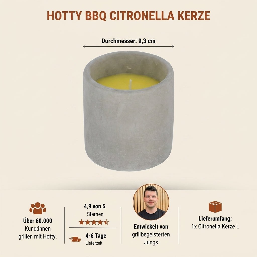 Citronella Garden Candle - Hotty