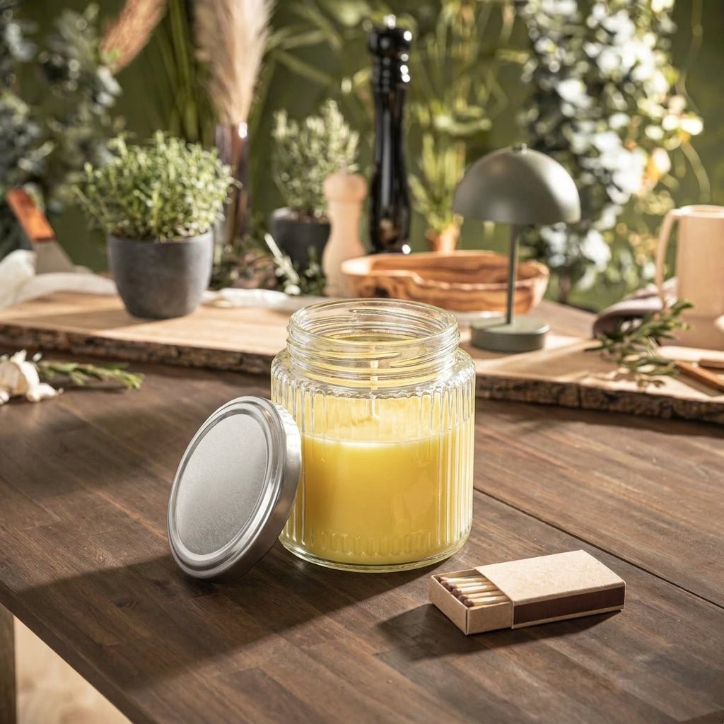 Citronella Glaskerze - Hotty