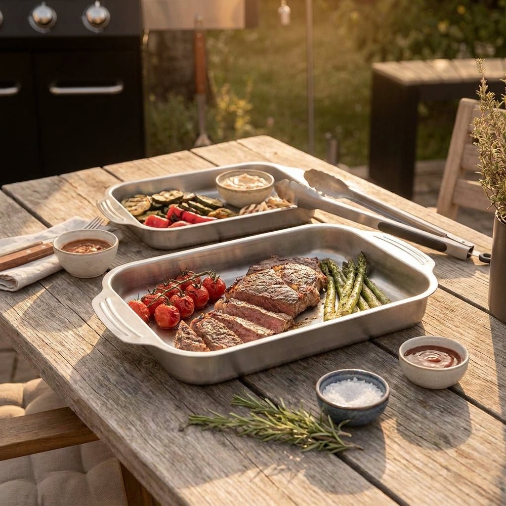 Edelstahl BBQ Board Set - Hotty