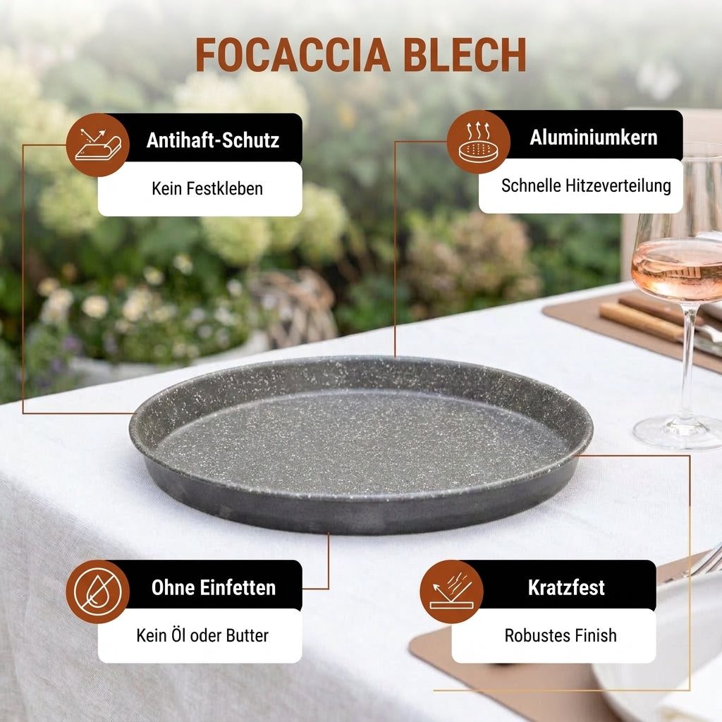 Focaccia Form 5er Set