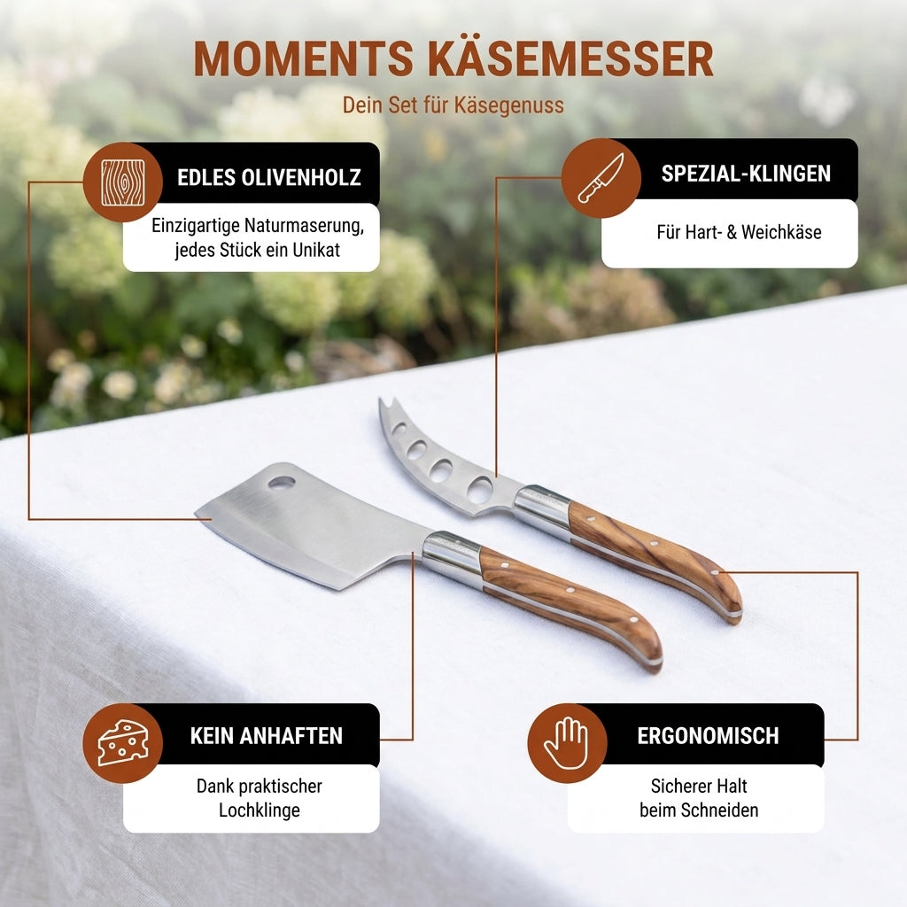 Käsemesser Set