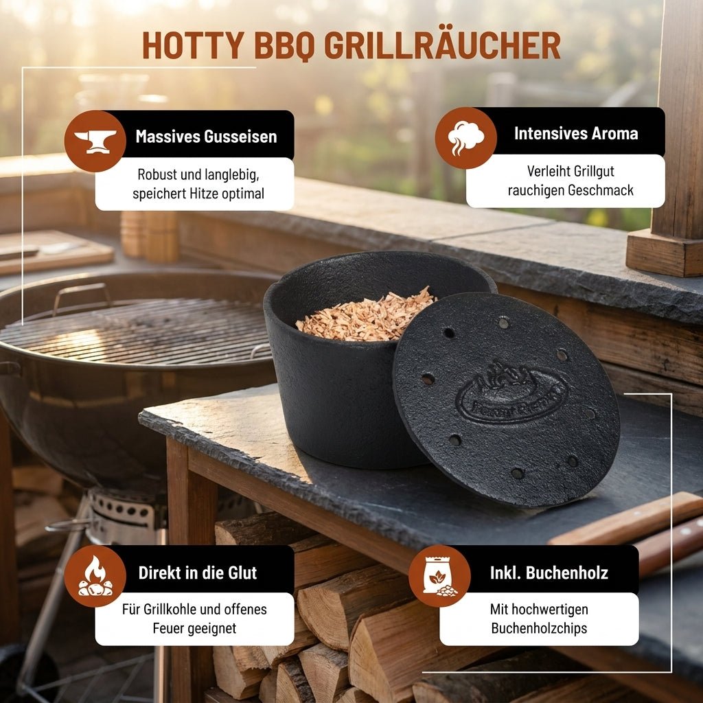 Grillräucher Set - Hotty