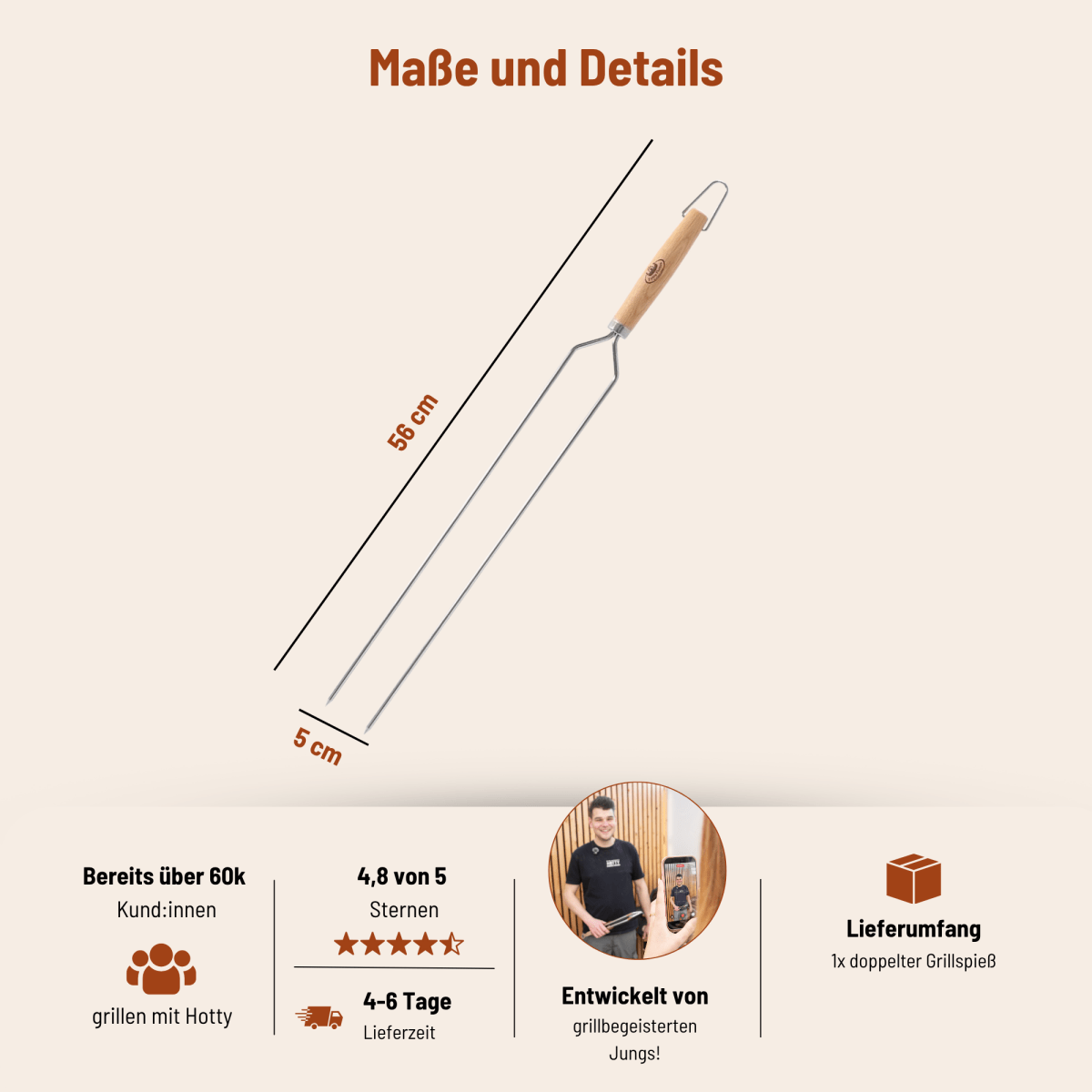 Grillspieße - Hotty