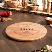 Pizza Board mit Gravur