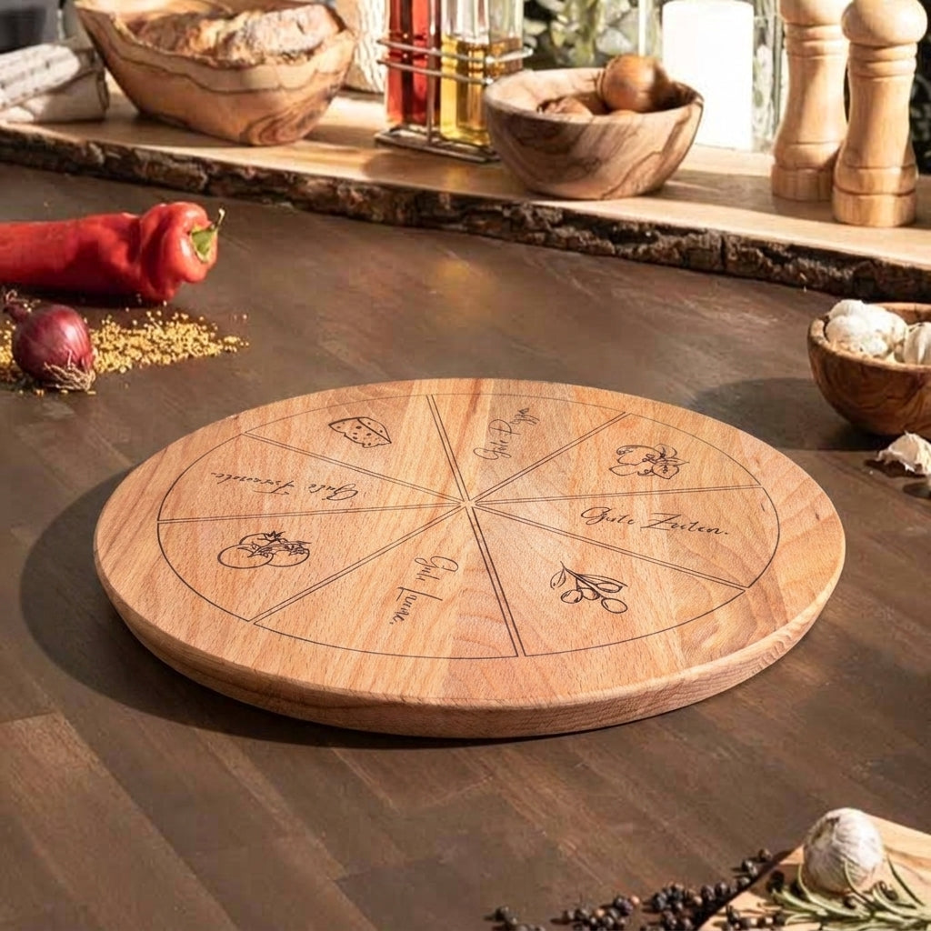 Pizza Board mit Gravur