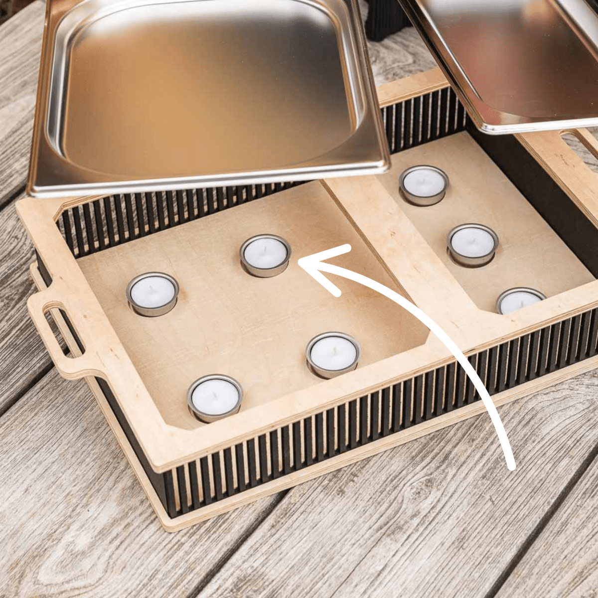 Hotty Zubehör: Ersatz Metall Teelichthalter - Hotty