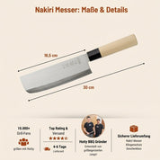 Japanisches Messer Nakiri - Hotty