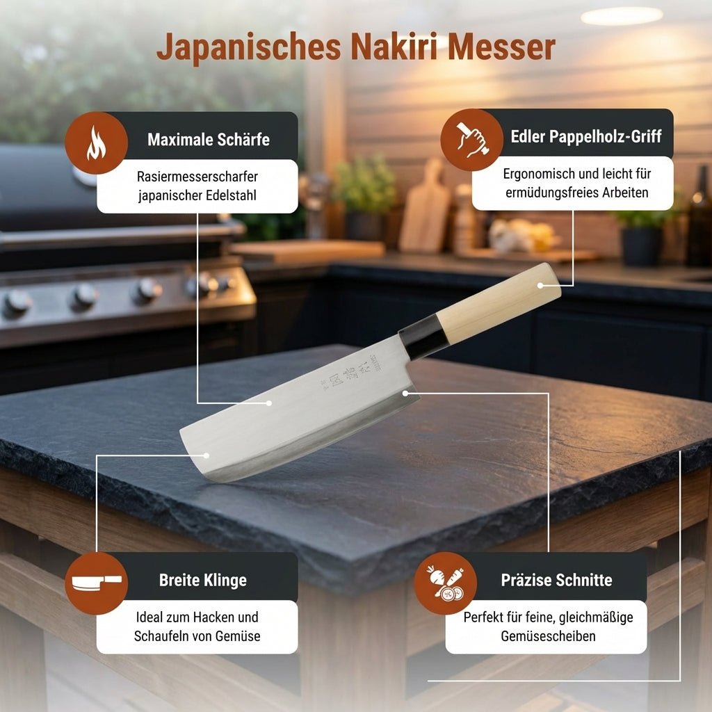 Japanisches Messer Nakiri - Hotty