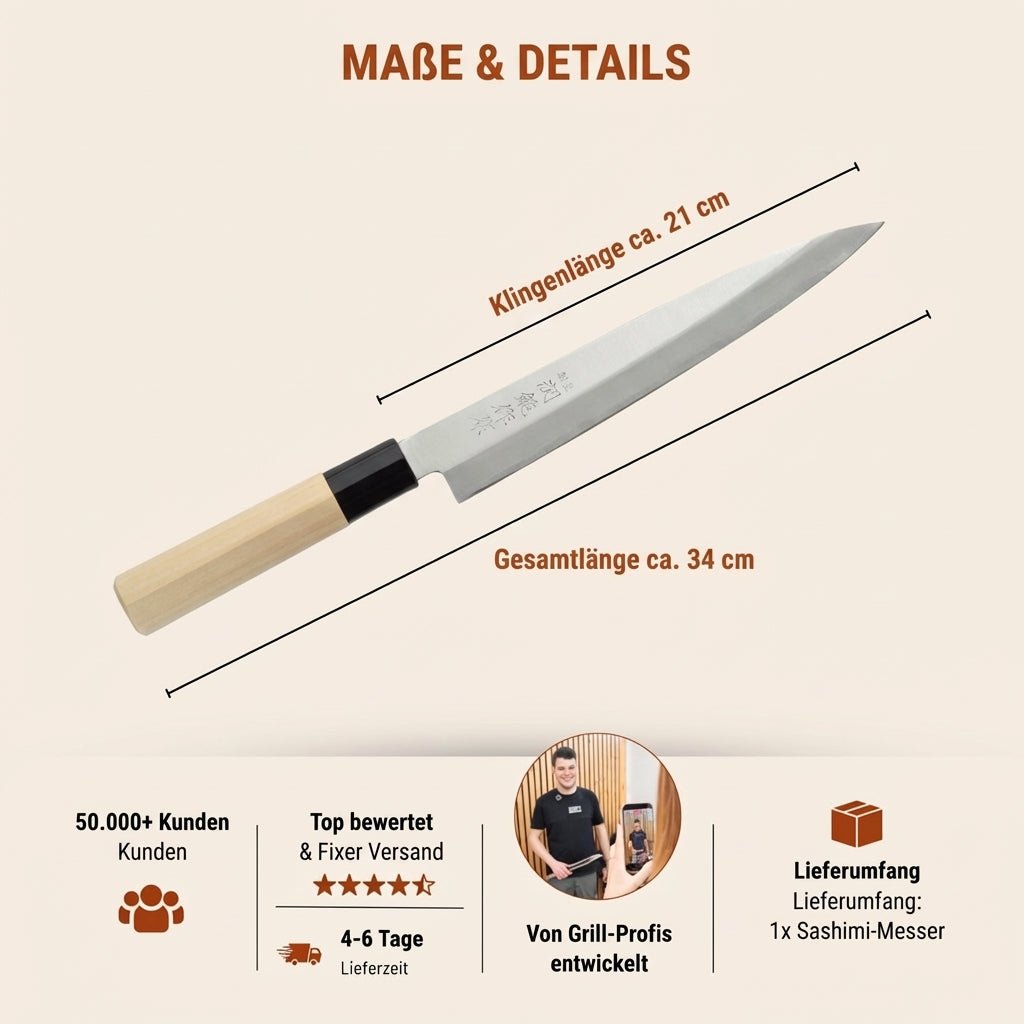 Japanisches Messer Sashimi - Hotty