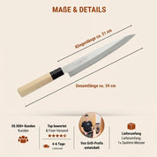 Japanisches Messer Sashimi - Hotty