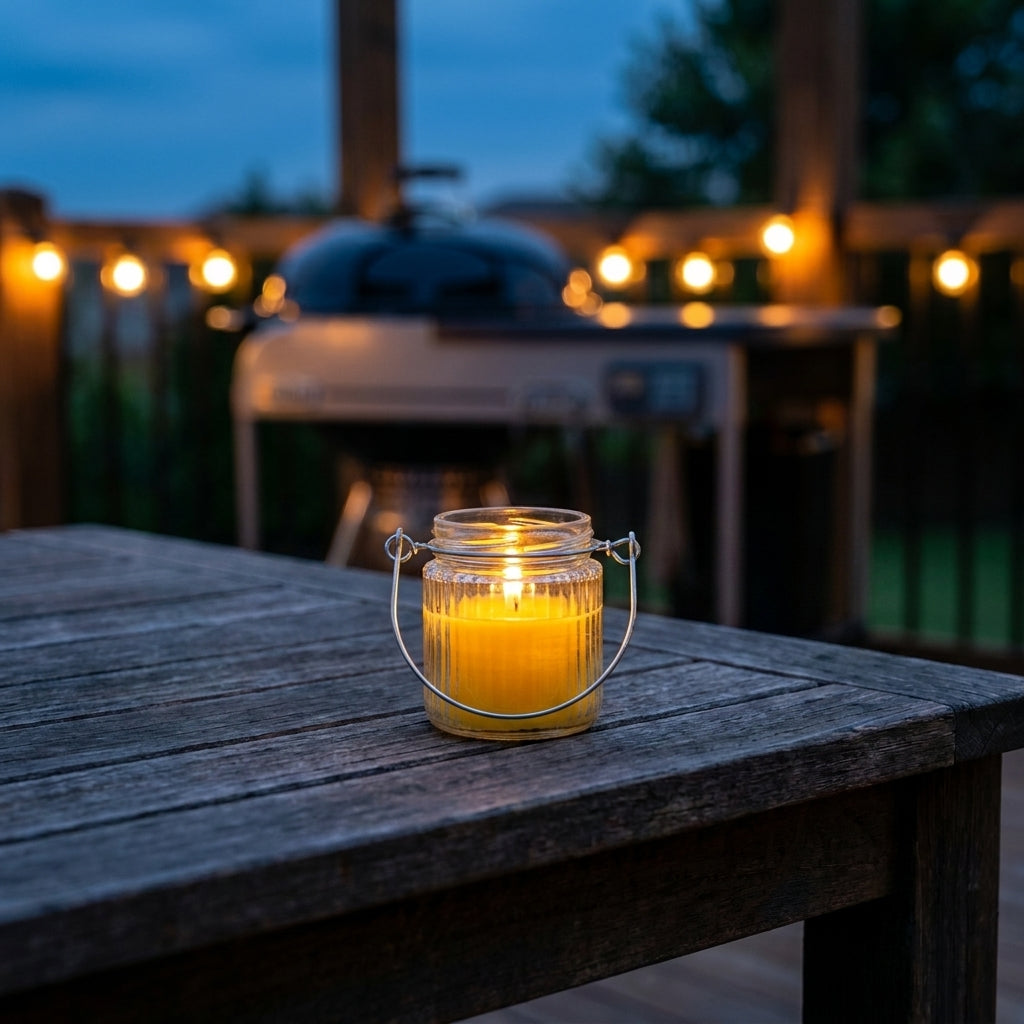 Citronella Glaskerze