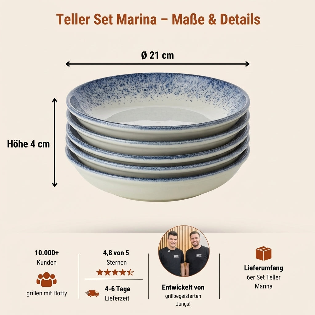 Tellerset Marina