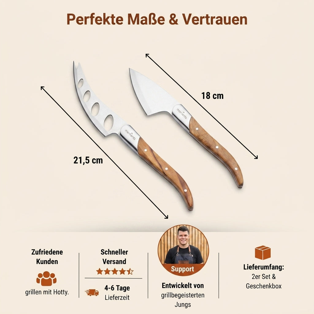 Käsemesser Set