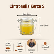 Citronella Glaskerze