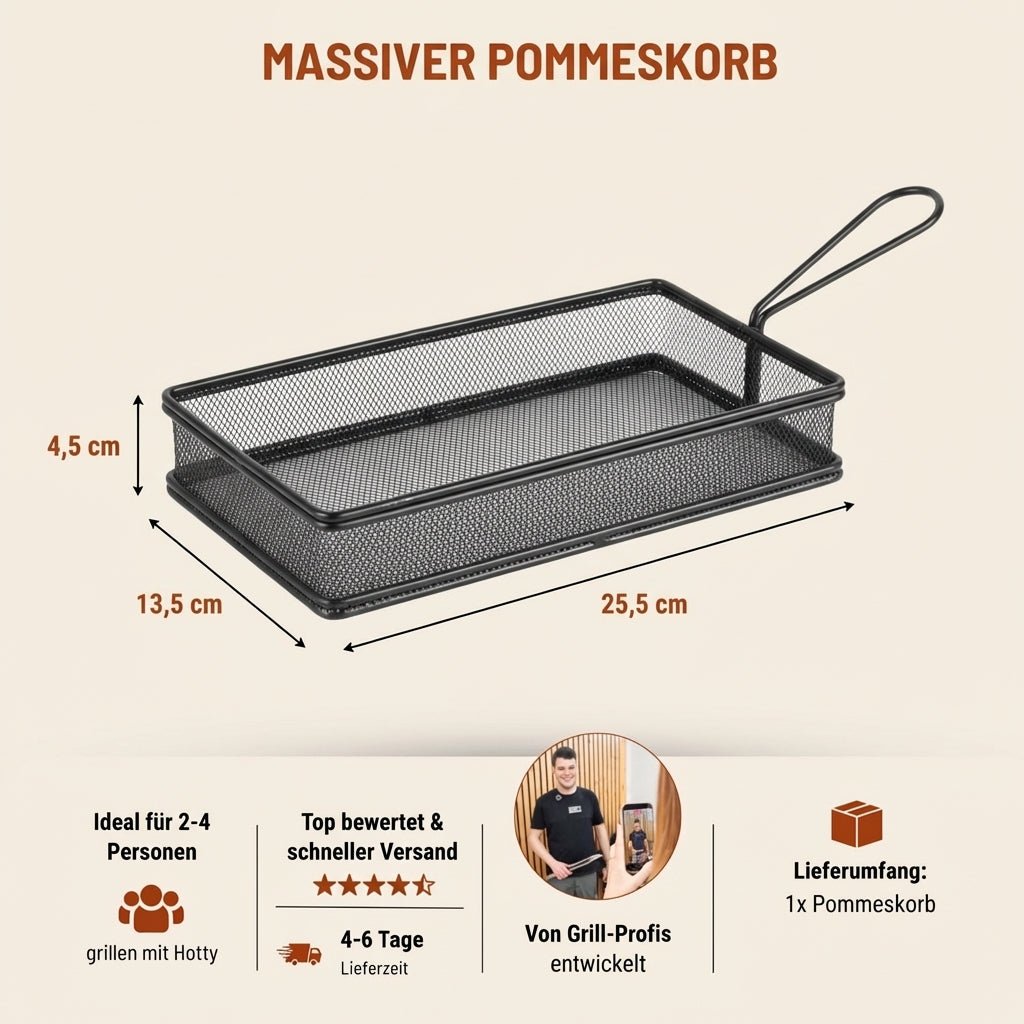 Pommeskorb Majestic - Hotty