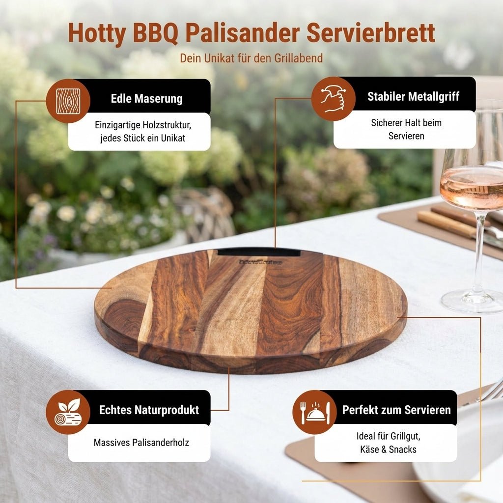 Rose Wood Serving Board - Hotty
