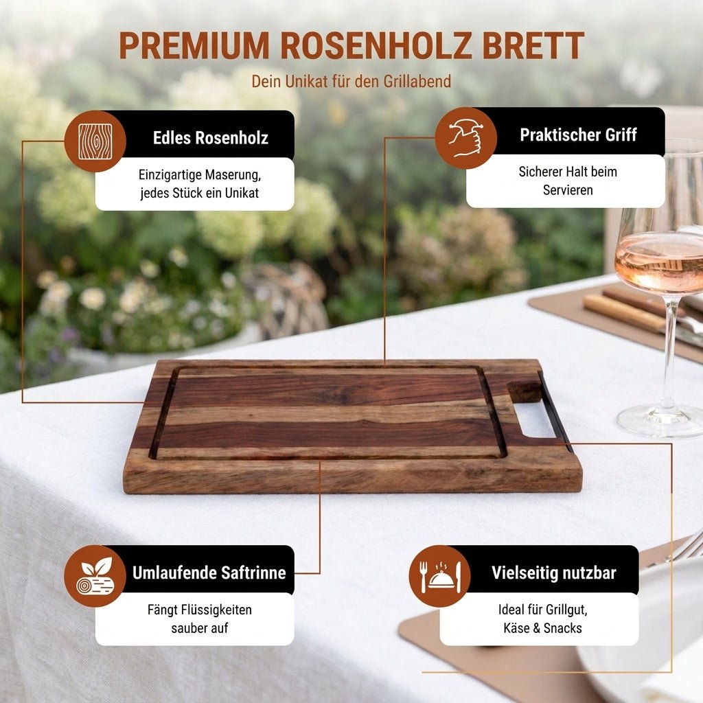 Rose Wood Serving Board - Hotty