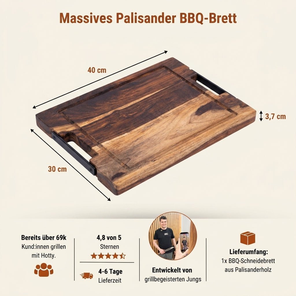 Rose Wood Serving Board - Hotty