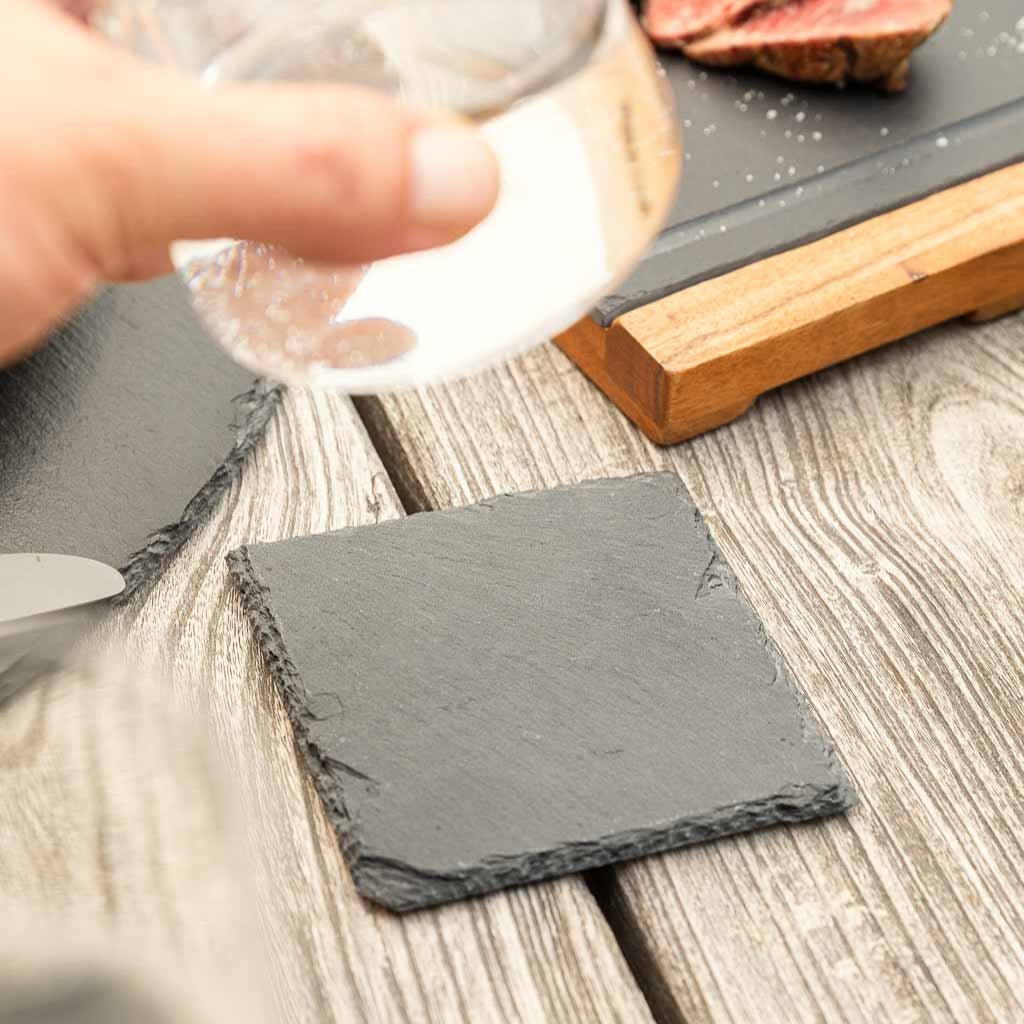 Schieferuntersetzer - Hotty