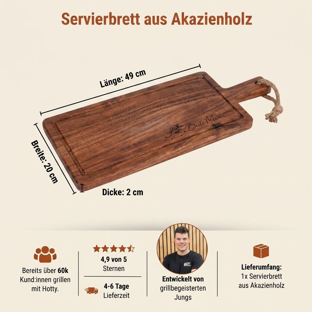 Servier Board Akazienholz - Hotty