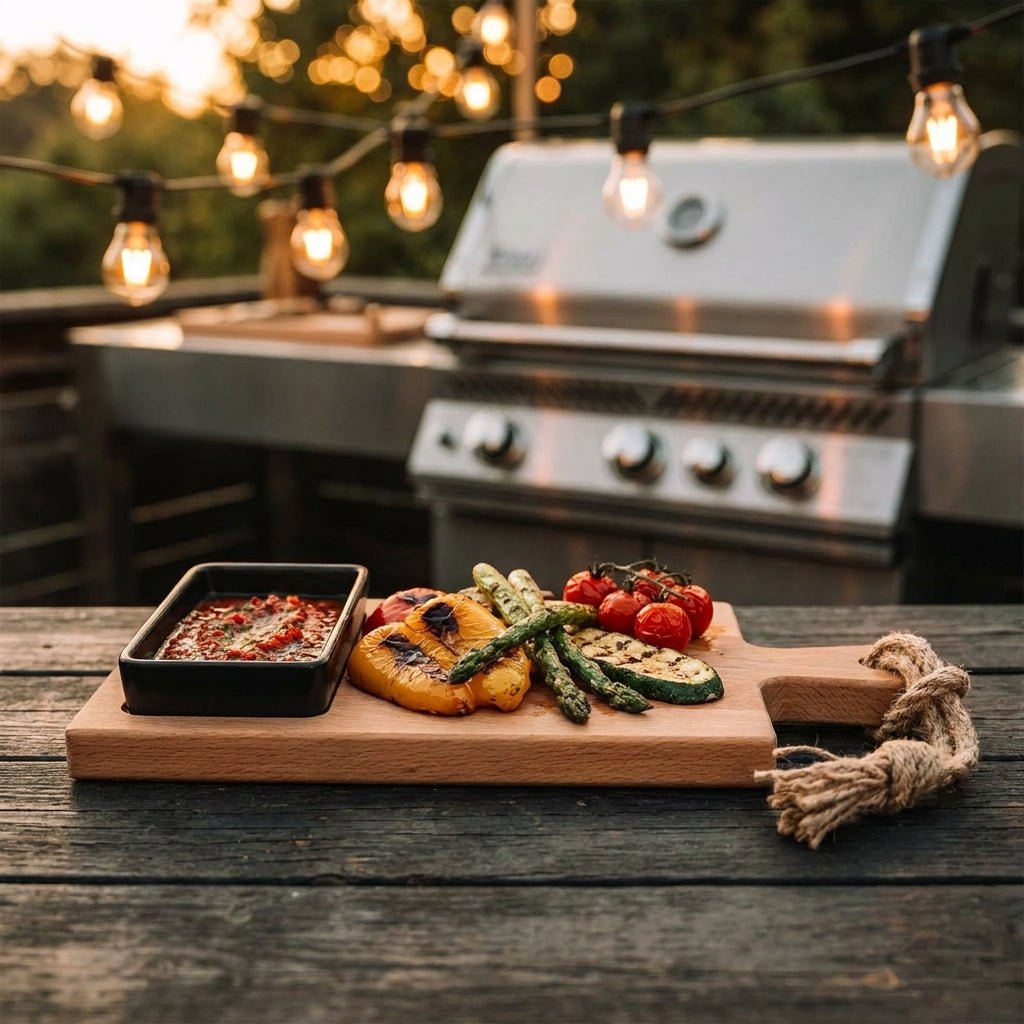 Servierboard mit Schale - Hotty