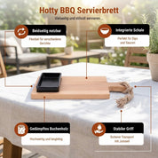 Servierboard mit Schale - Hotty