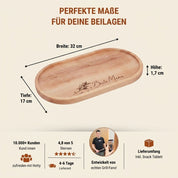 Snack Board Oval - mit Gravur - Hotty