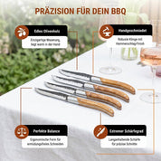 Steakmesser 4er Set - Hotty