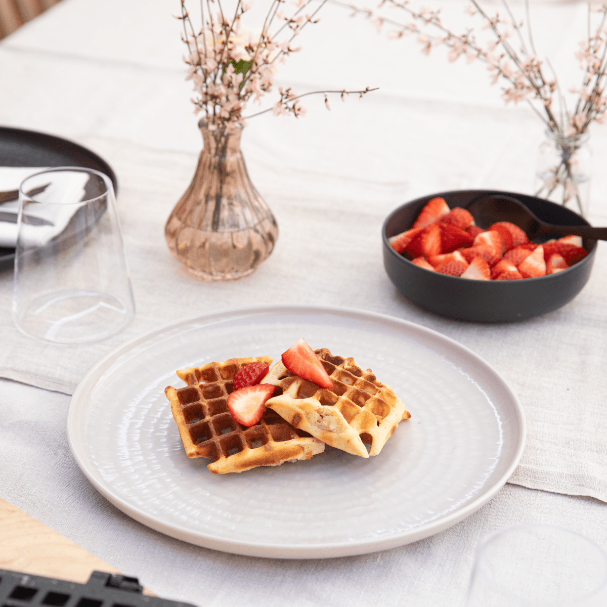 Waffeleisen auf dem Grill - Hotty