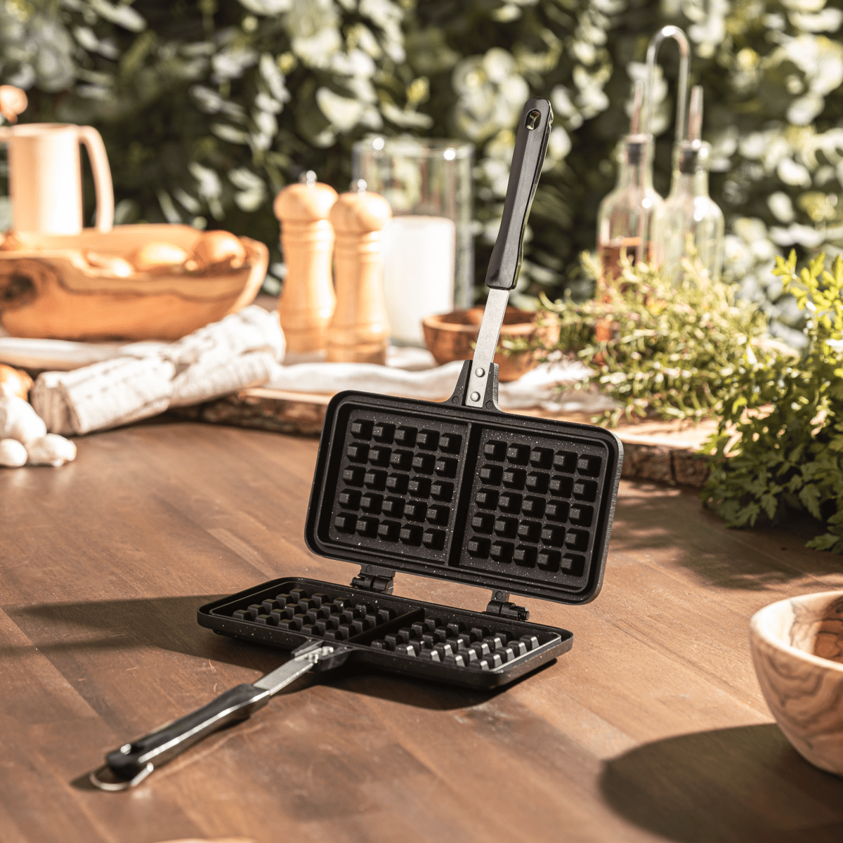 Waffeleisen auf dem Grill - Hotty