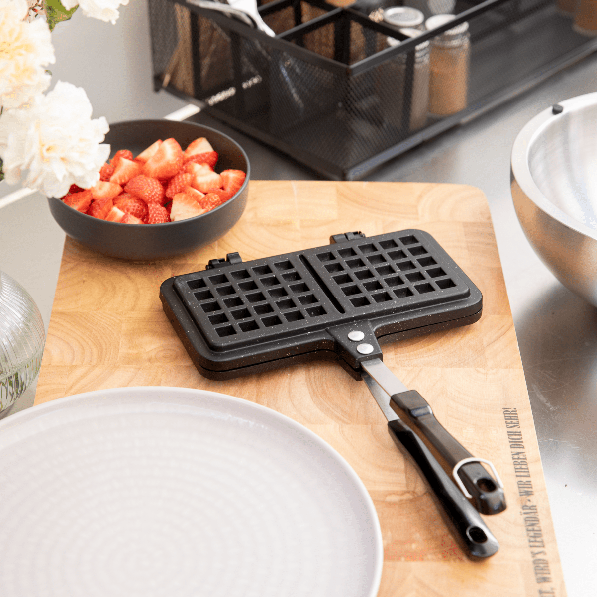 Waffeleisen auf dem Grill - Hotty