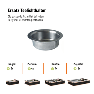 Teelichthalter (1 Stück)