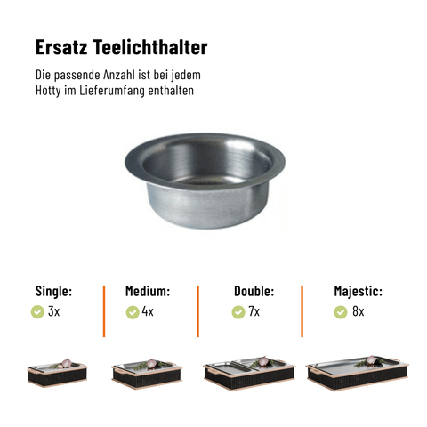 Teelichthalter (1 Stück)