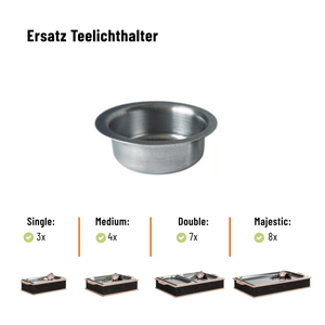 Tealight holder (1 piece)